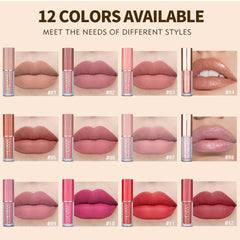 Mocallure 12 Colors Matte Lipgloss Set