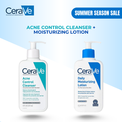 Cerave Acne Control Cleanser + Cerave Daily Moisturizing Lotion