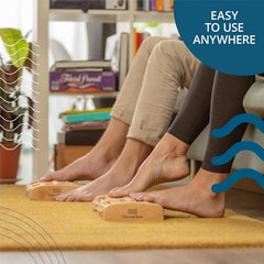 Wooden Roller Foot Massager (Pain & Stress Relief)