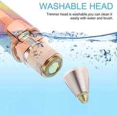 Rechargeable Eyebrow Trimmer | 2 in 1 Painless Shaver For Ladies