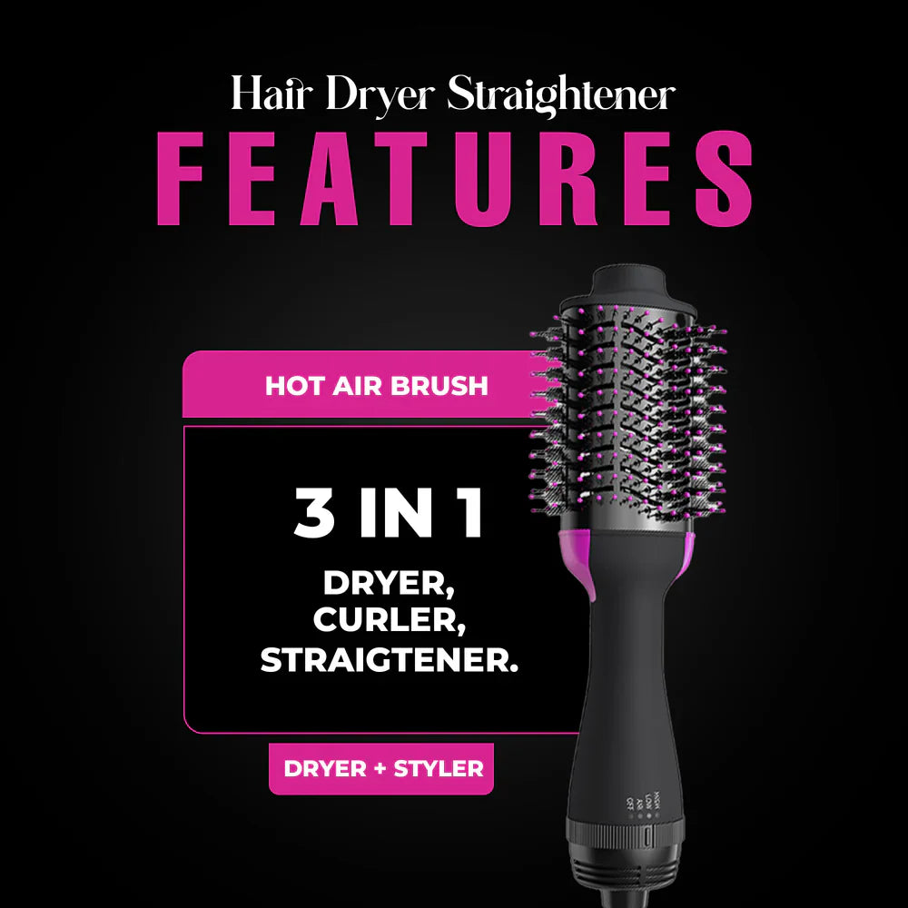 3 in 1 One Step Hot Air Brush (Dryer + Styler)