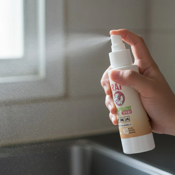 Rat Repellent Spray 50ml – Natural, Safe & Non-Toxic Rodent Deterrent for Home, Kitchen, Car & Storage